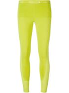 Adidas By Stella Mccartney 'run Adizero' Leggings, Women's, Size: Large, Yellow/orange, Polyamide/spandex/elastane/polyester