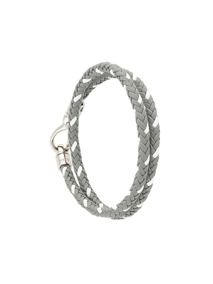 Tod's Braided Bracelet, Grey