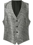 Versace Metallic Waistcoat - Grey