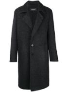 Neil Barrett Textured Boxy Coat - Black