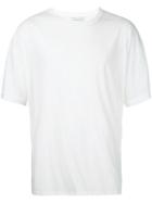 Unused - Round Neck Short Sleeve T-shirt - Men - Cotton - 3, White, Cotton
