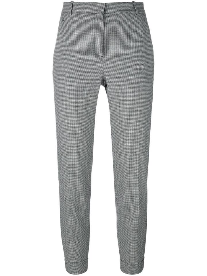 Carven Houndstooth Cropped Trousers
