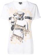 Just Cavalli Logo Graphic Print T-shirt - White