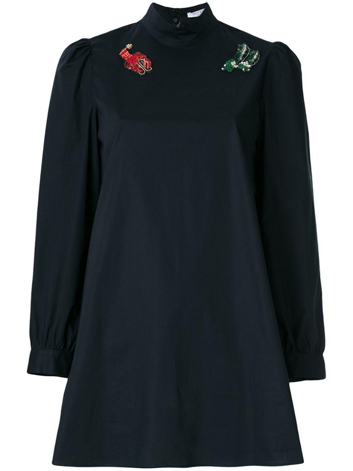 Vivetta Nanchino Embellished Shirt - Black