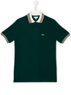 Lacoste Kids Teen Cotton Polo Shirt - Green
