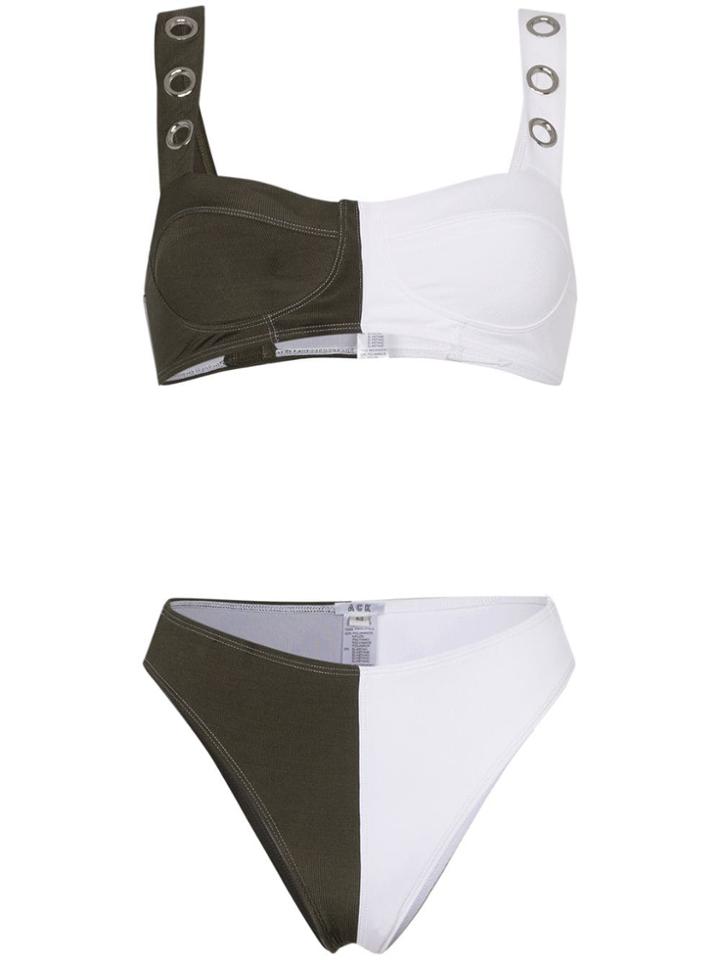 Ack Green Amore Balconette High Waisted Bikini