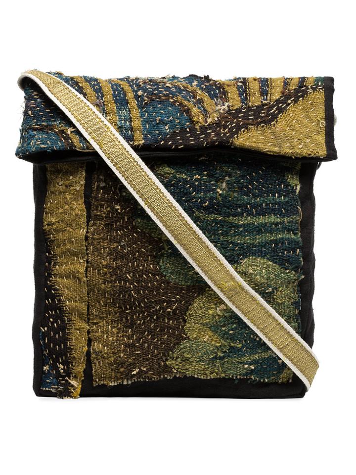 By Walid Tapestry Messenger Bag - Black