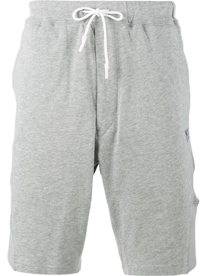 Y-3 Cotton Jersey Shorts, Men's, Size: Xl, Grey, Cotton/polyester/polyurethane