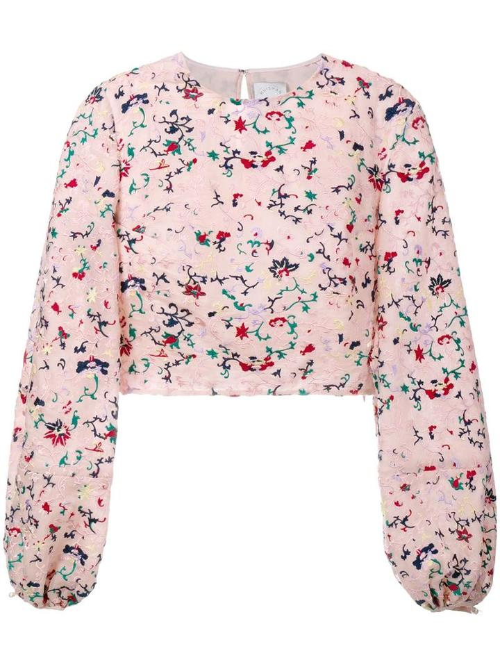 Huishan Zhang 'roseanne' Blouse, Women's, Size: 12, Pink, Silk/polyester