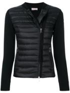 Moncler Padded Front Knitted Cardigan - Black