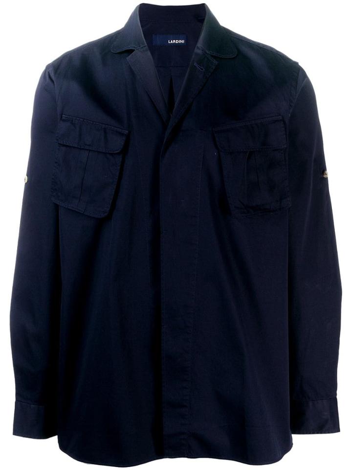 Lardini Utility Over Shirt - Blue