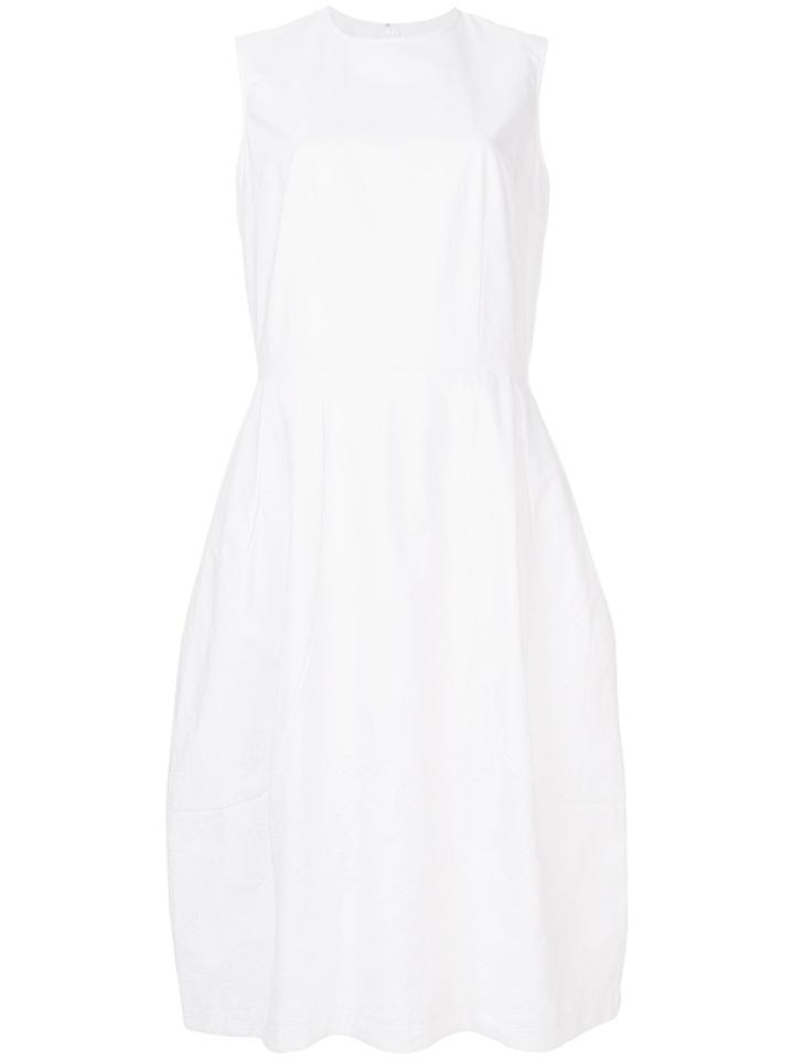 Comme Des Garçons Flared Dress - White