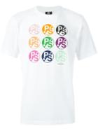 Ps By Paul Smith Multi Logo Print T-shirt, Men's, Size: Xxl, White, Cotton