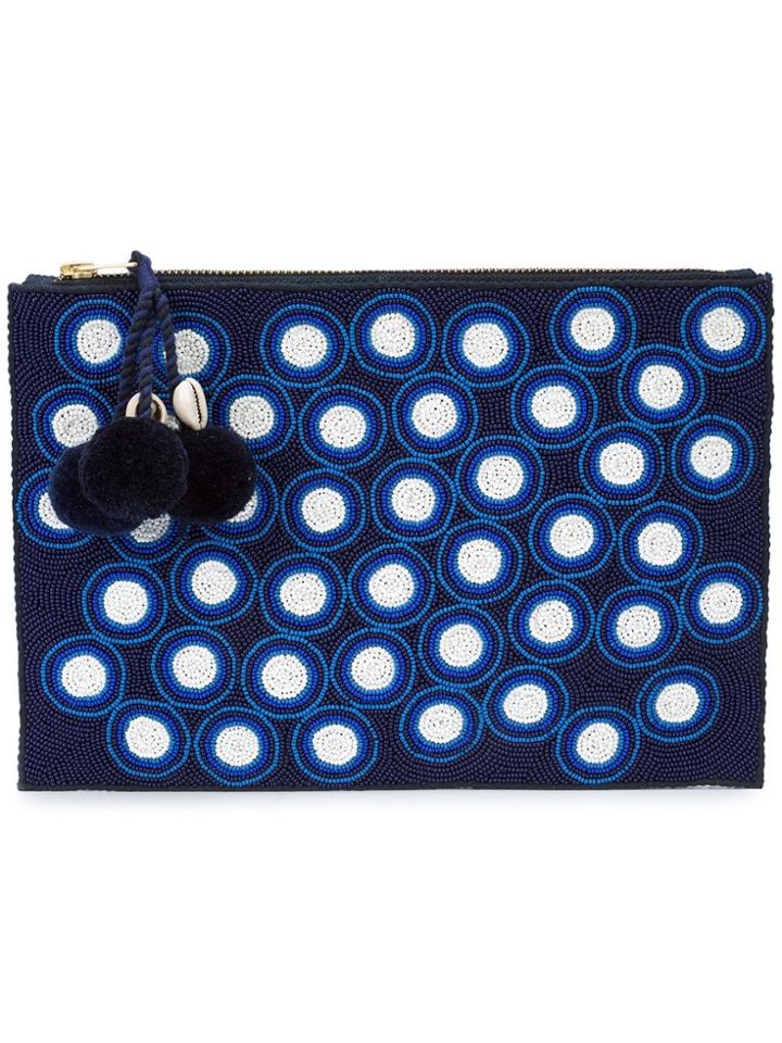 Figue Soma Polka Dot Pouch - Blue