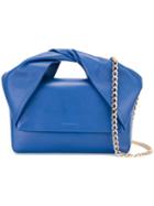 J.w.anderson 'twist' Handle Clutch Bag, Women's, Blue
