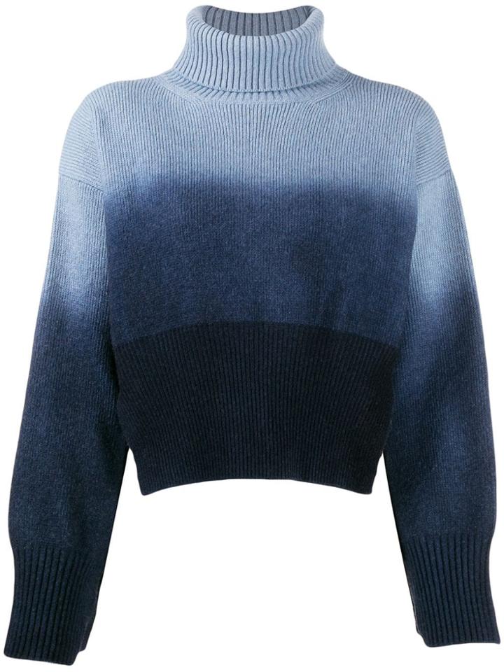 Cédric Charlier Ombré Jumper - Blue