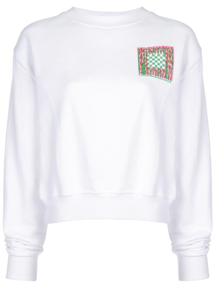 Proenza Schouler Photocopy Logo Sweatshirt - White