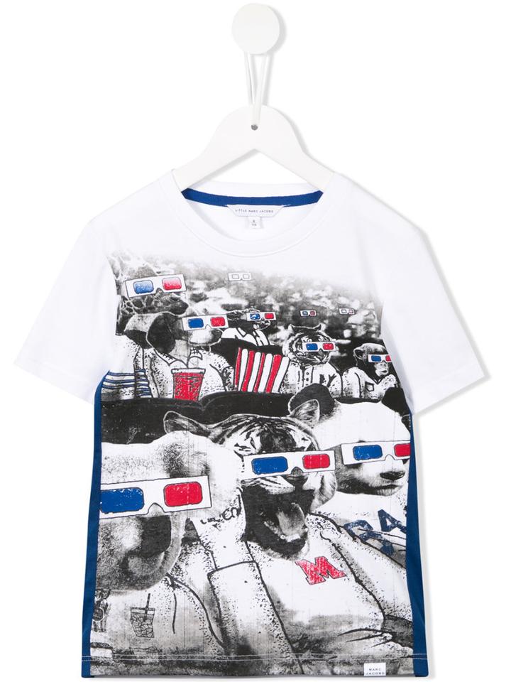 Little Marc Jacobs Printed T-shirt, Boy's, Size: 8 Yrs, White