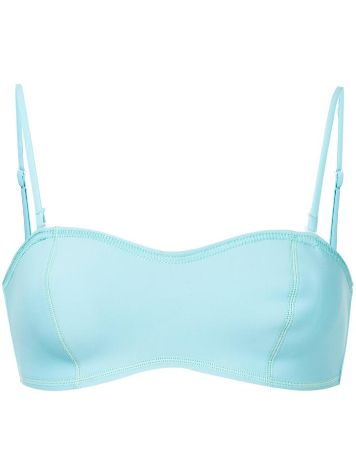 Duskii Haleakala Bandeau Bikini Top - Green