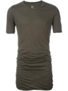 Rick Owens Long Length T-shirt, Men's, Size: M, Green, Cotton