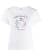 Re/done Space Print T-shirt - White