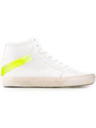 Philippe Model Hi-top Sneakers, Men's, Size: 45, White, Cotton/leather/rubber