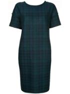 Coohem Tech Tweed Shift Dress - Green