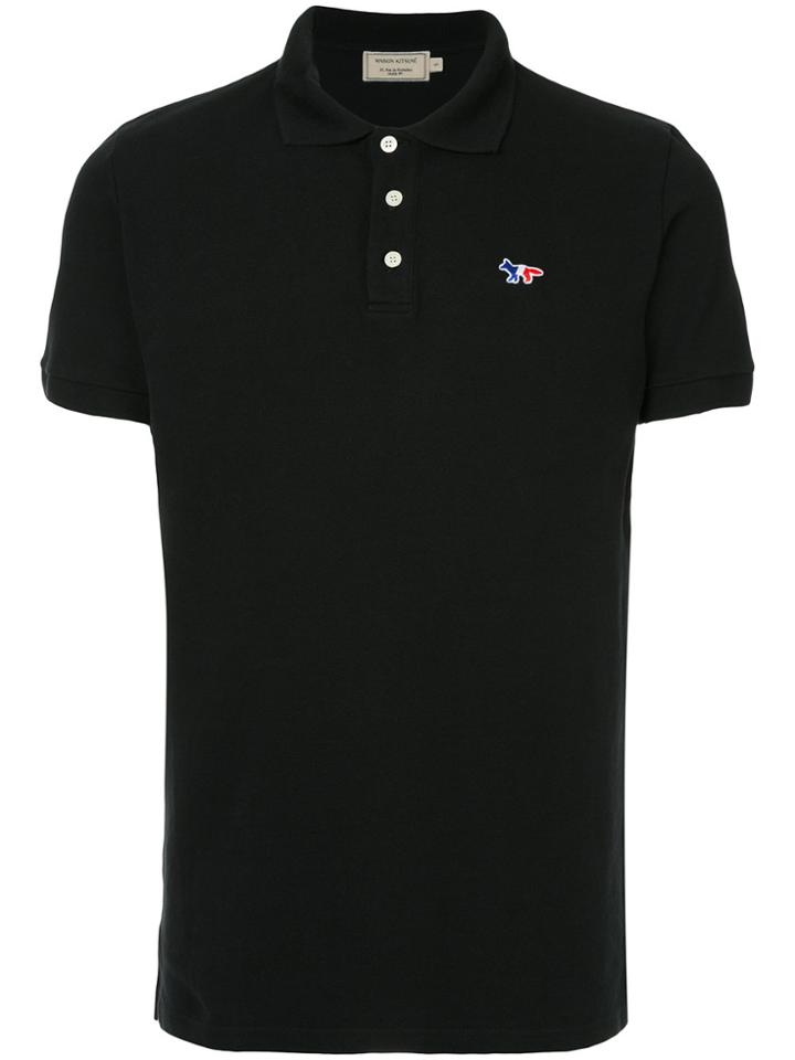 Maison Kitsuné Short Sleeve Polo Shirt - Blue