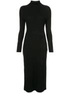 Tome Ribbed Dress - Black
