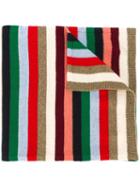Paul & Joe Striped Knitted Scarf