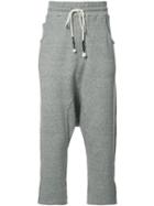 Mostly Heard Rarely Seen Cropped Track Pants, Men's, Size: Medium, Grey, Cotton/polyester/spandex/elastane