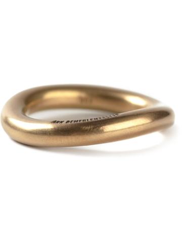 Ann Demeulemeester 22kt Gold Curved Ring