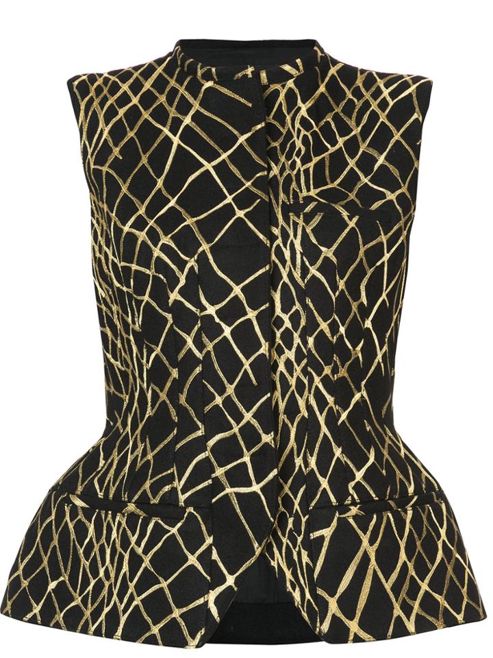 Haider Ackermann Sewed Sleeveless Jacket - Black