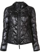 Kru Quilted Zipped Jacket, Women's, Size: Small, Black, Polyester/feather Down