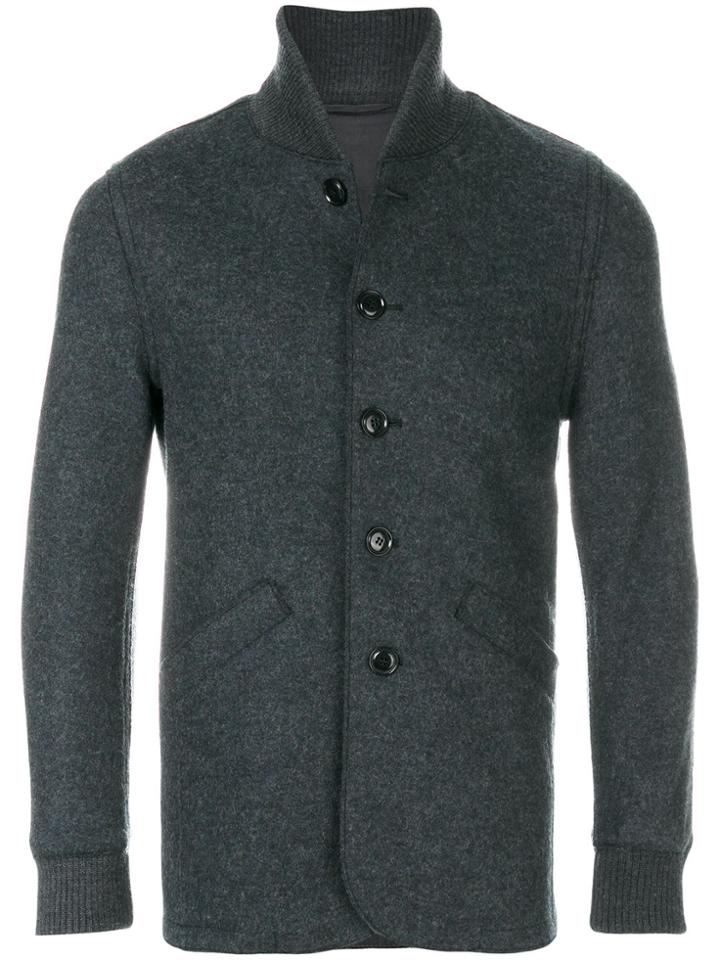 Aspesi High Standing Collar Blazer - Grey