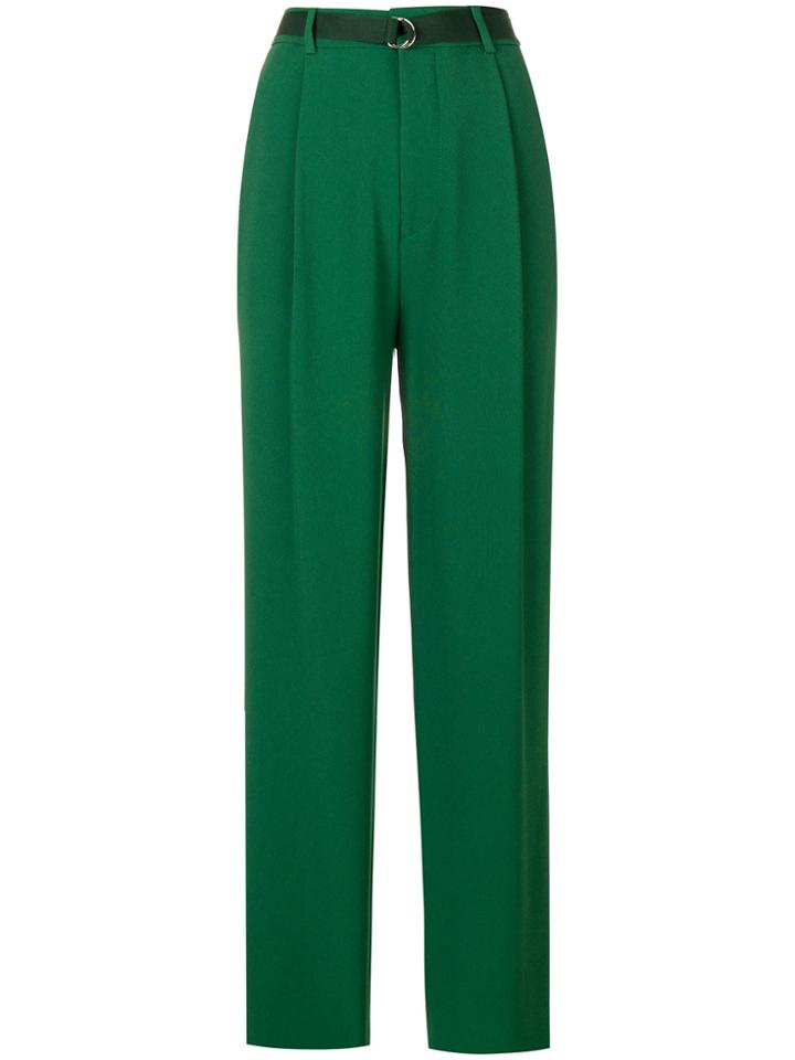 Joseph Riska High Waisted Trousers - Green