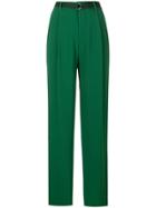 Joseph Riska High Waisted Trousers - Green