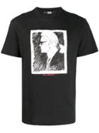 Karl Lagerfeld Legend Profile T-shirt - Black
