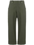 Vanessa Seward Ankle Length Straight Leg Trousers - Green