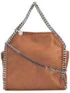 Stella Mccartney Mini 'falabella' Shoulder Bag, Women's, Yellow/orange, Artificial Leather/metal