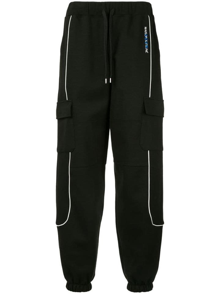 Ader Error Maison Kitsuné X Ader Error Layout Track Trousers - Black