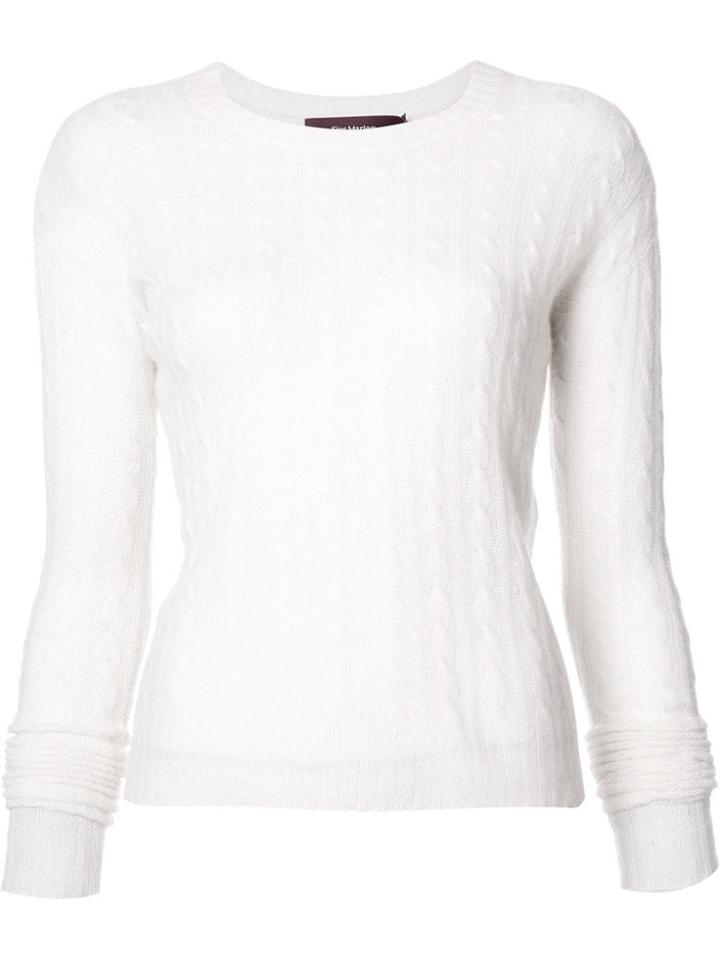 Sies Marjan Cashmere Cable Knit Jumper - White