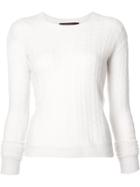 Sies Marjan Cashmere Cable Knit Jumper - White