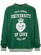 Dolce & Gabbana Logo Patch Sweatshirt - Green