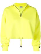 Kenzo Cropped Half-zip Fleece - Yellow