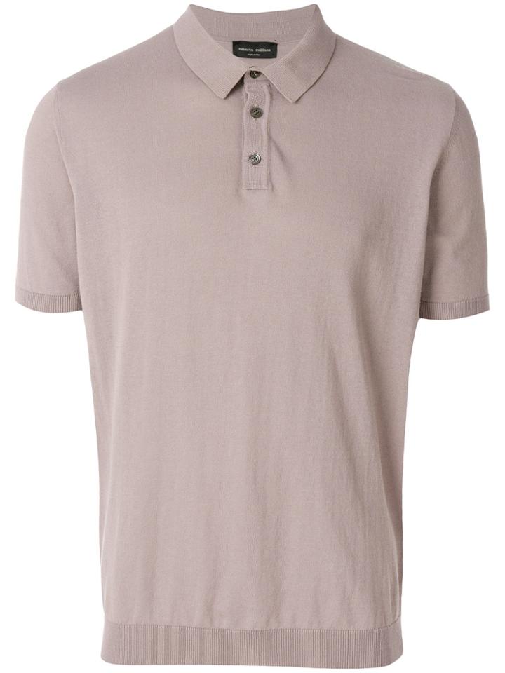 Roberto Collina Casual Polo Shirt - Nude & Neutrals