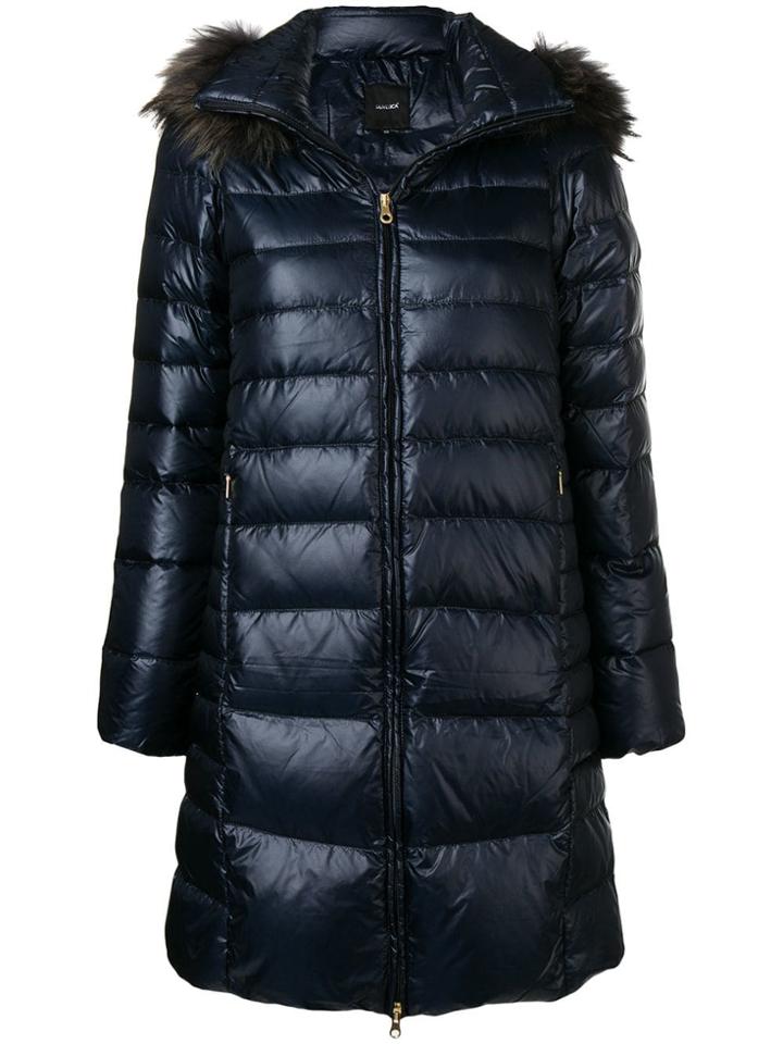 Duvetica Midi Puffer Jacket - Blue