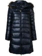 Duvetica Midi Puffer Jacket - Blue