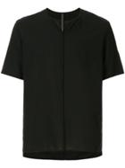 Kazuyuki Kumagai Vent Neck T-shirt - Black