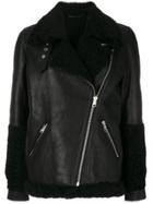 Federica Tosi Shearling Lined Jacket - Black